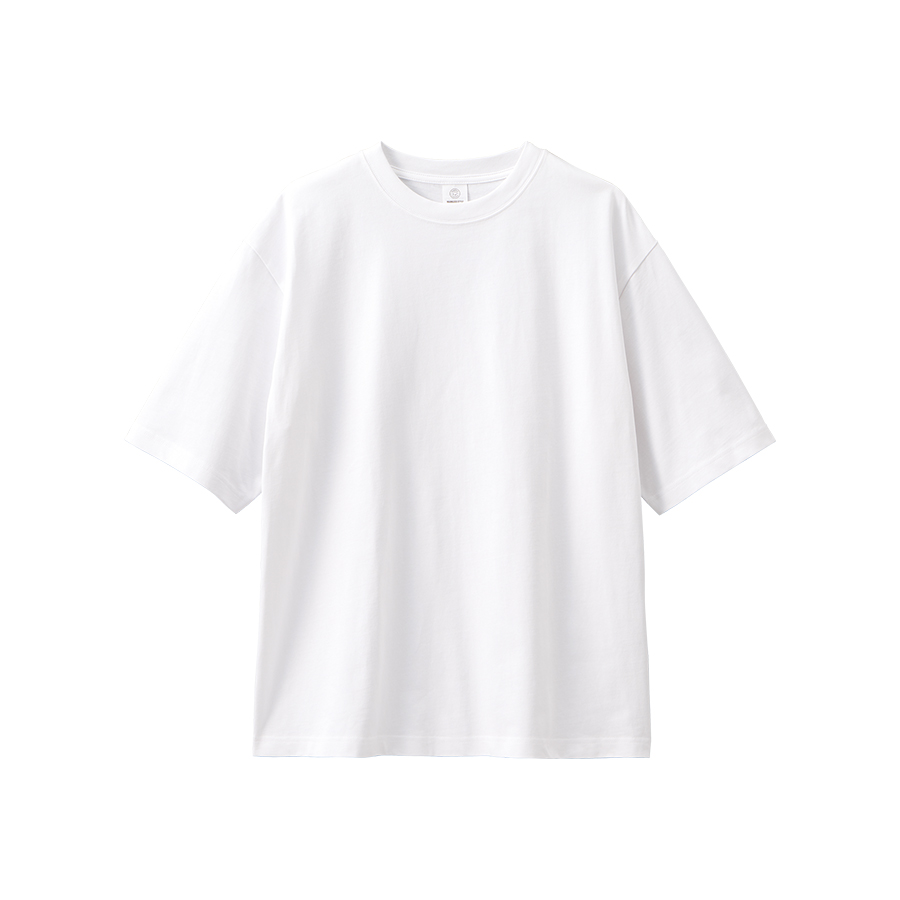 カスタムデザインオーガニックコットンTシャツ　7.4オンス　オーバーサイズ