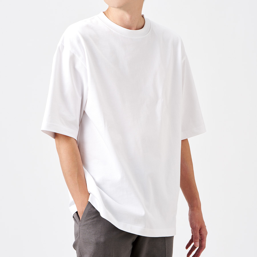 カスタムデザインオーガニックコットンTシャツ　7.4オンス　オーバーサイズ