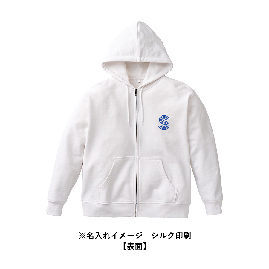 カスタムデザインフルジップパーカー
