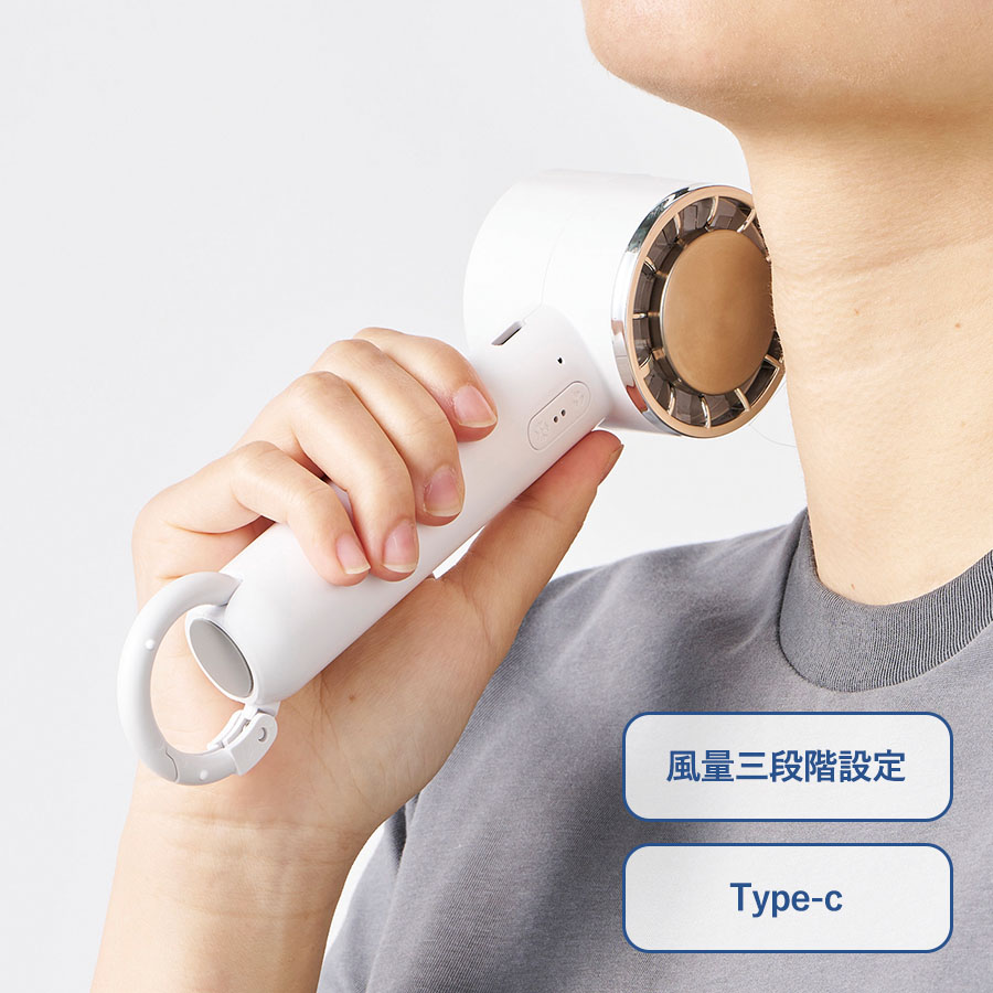 TC-0012 冷却プレートカラビナＵＳＢハンディファン