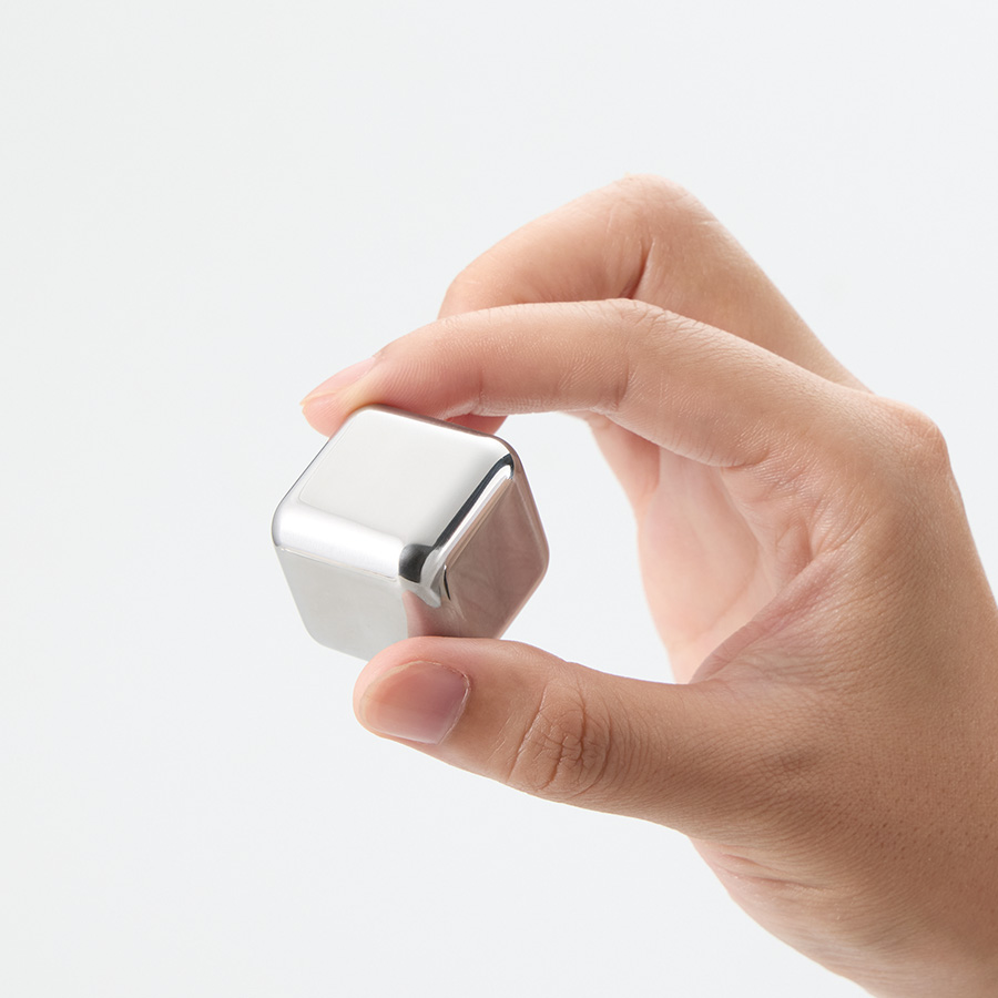 ステンレスアイスキューブ シルバー