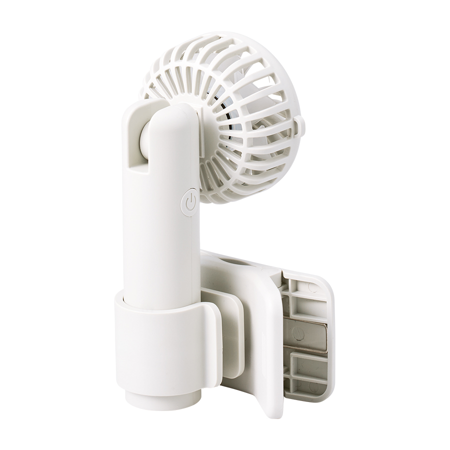 日傘にもつけられるクリップ付ハンディファン