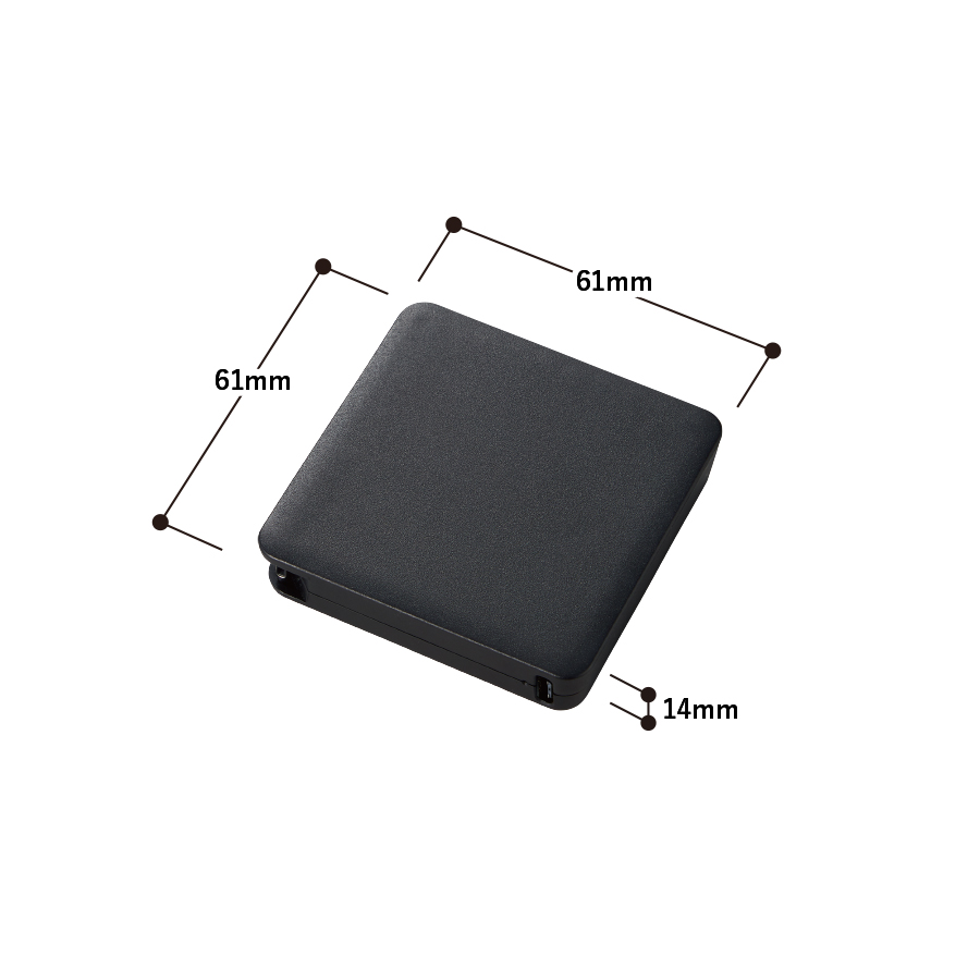 コードインモバイルチャージャー2000（全面印刷対応）