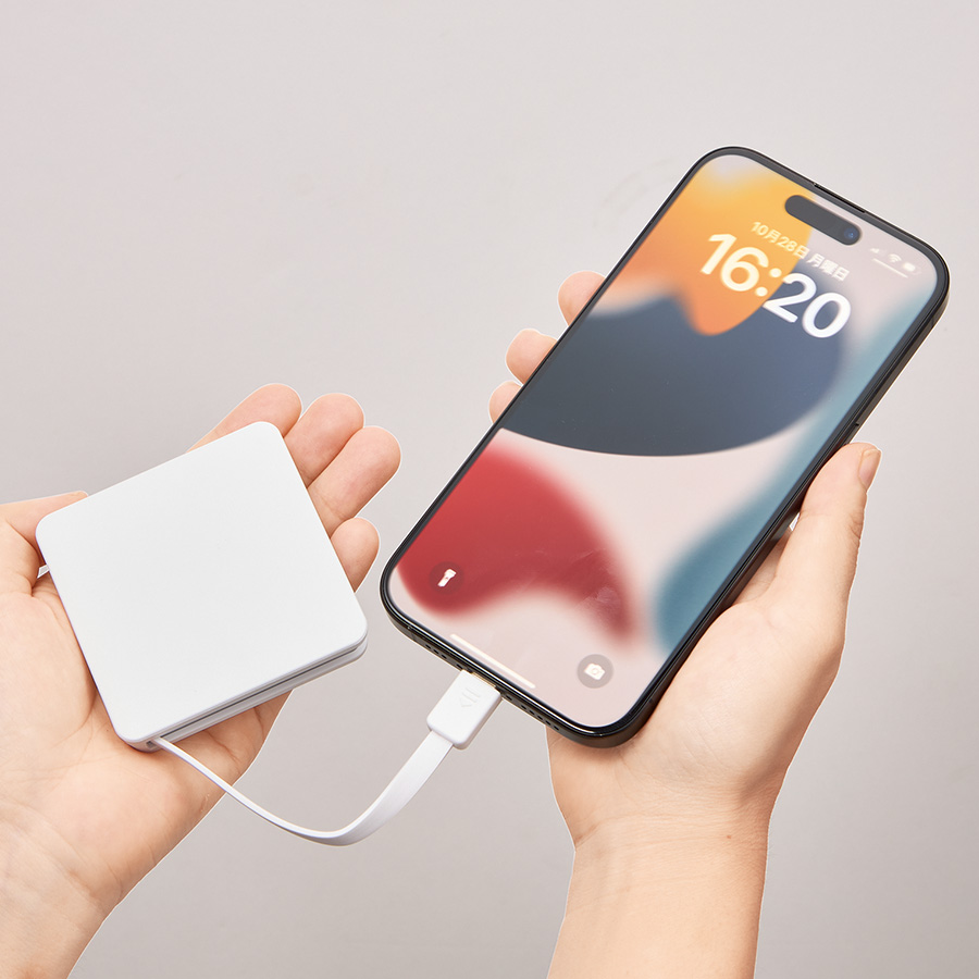 コードインモバイルチャージャー2000（全面印刷対応）