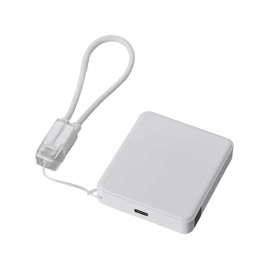 PD急速充電コードストラップ付モバイルチャージャー5000（全面印刷対応）