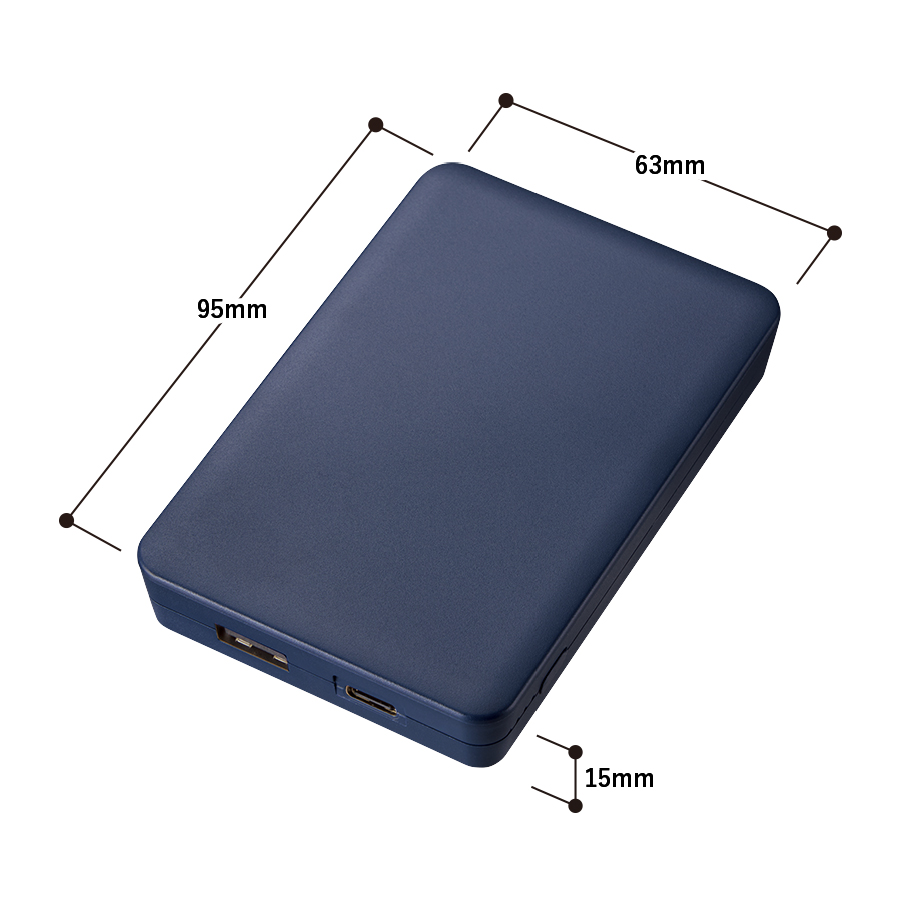 全面印刷できるモバイルチャージャー4000 スクエア