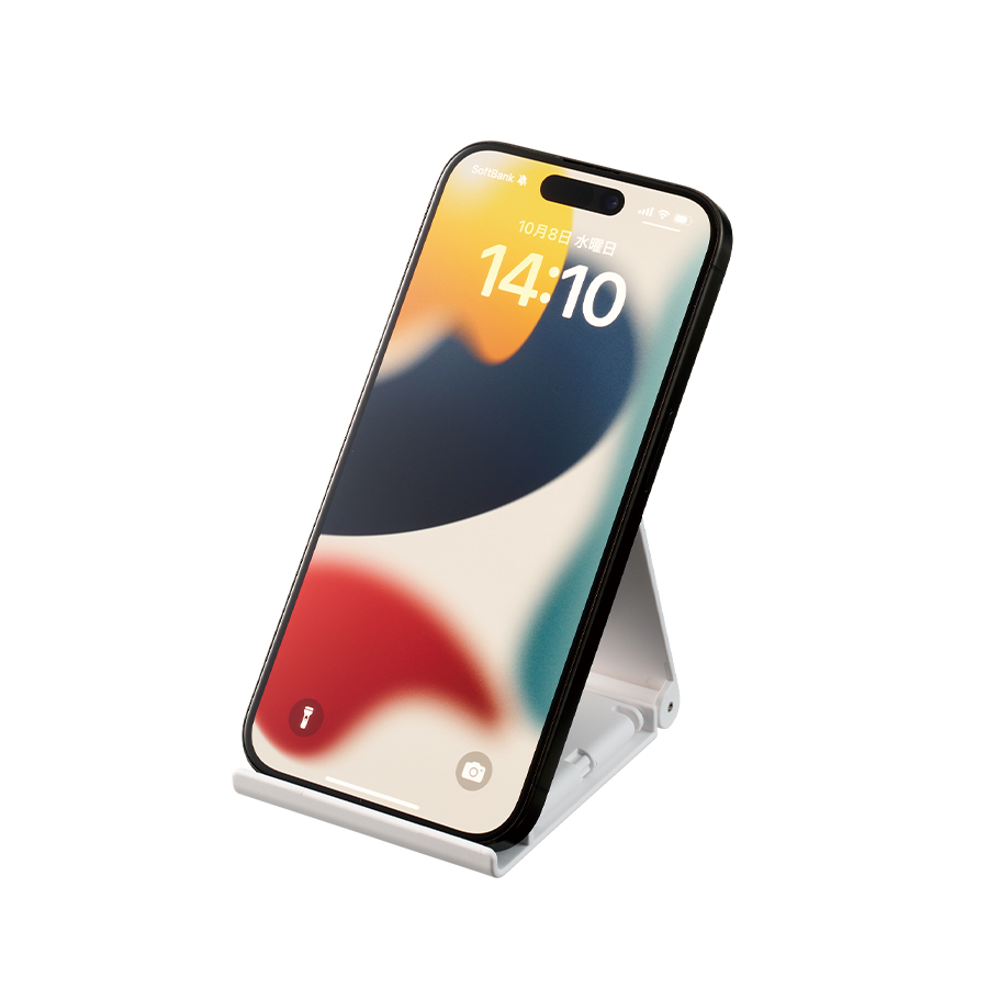 スマホスタンドにもなるPC2WAYクリーナー