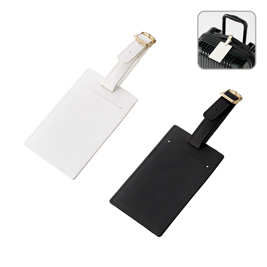 TF-0184 全面印刷できる合皮ラゲッジタグ