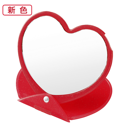 ラメ入りスライドミラー（ハート）