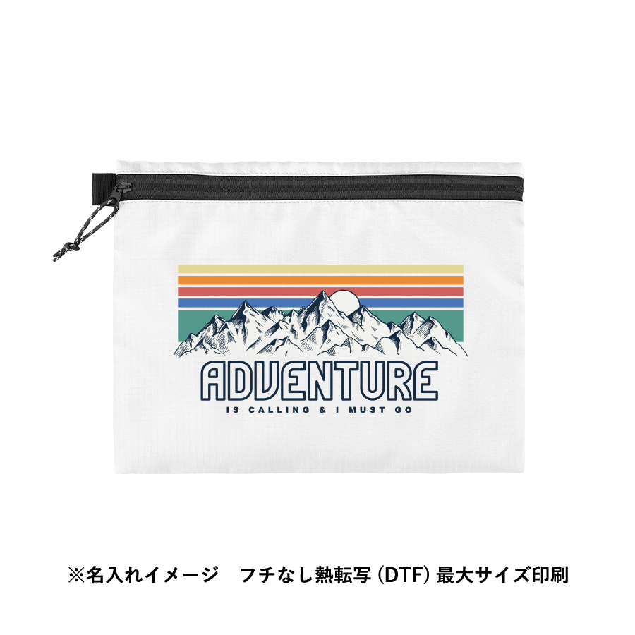 リップストップフラットポーチ（M）