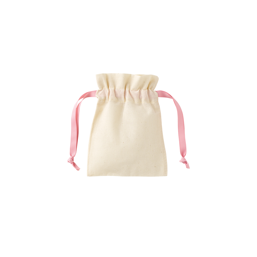 コットンカラーリボン巾着(SS)
