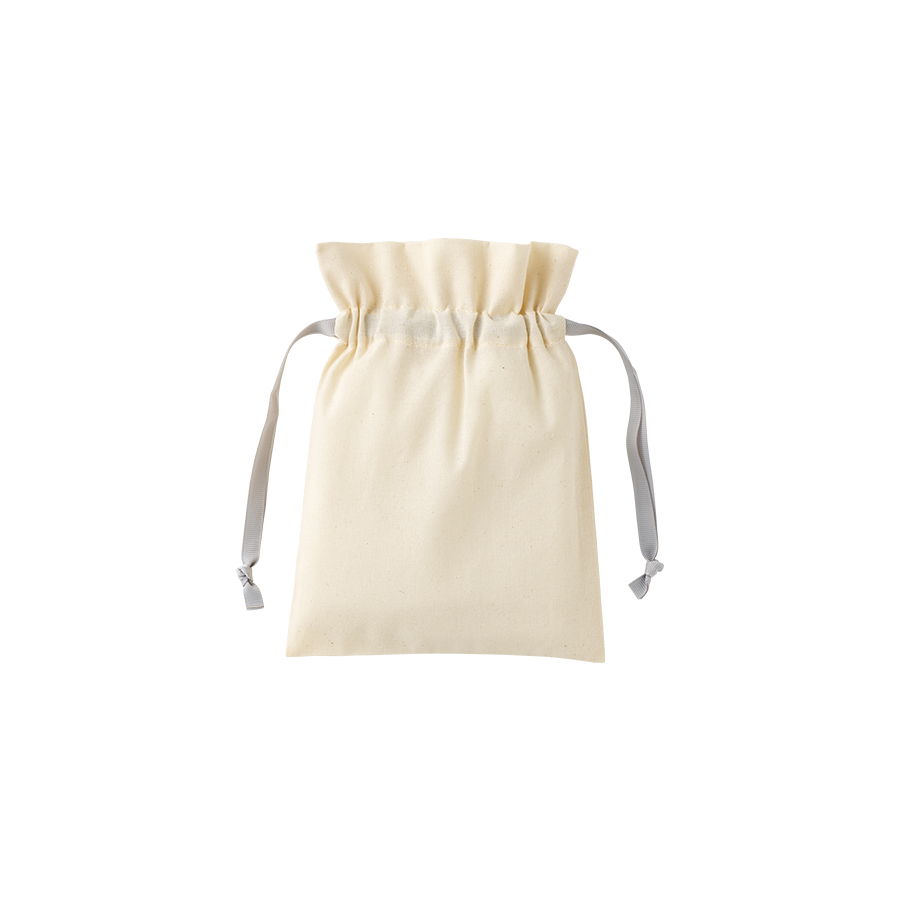 コットンカラーリボン巾着（S）