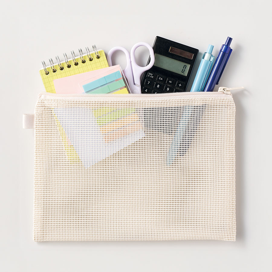 ハードメッシュフラットポーチ（M）