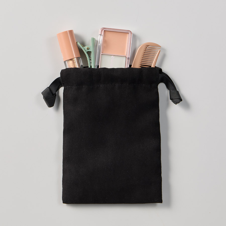 スウェード風巾着(S)