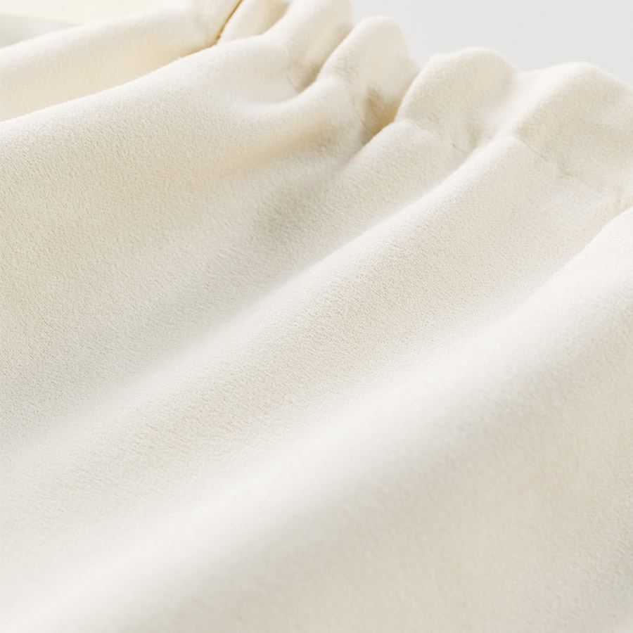 スウェード風巾着（L）