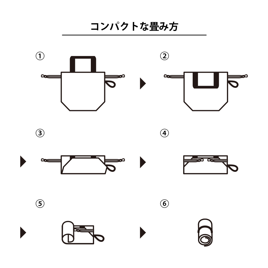 クルリト コンパクトクーラーミニ巾着