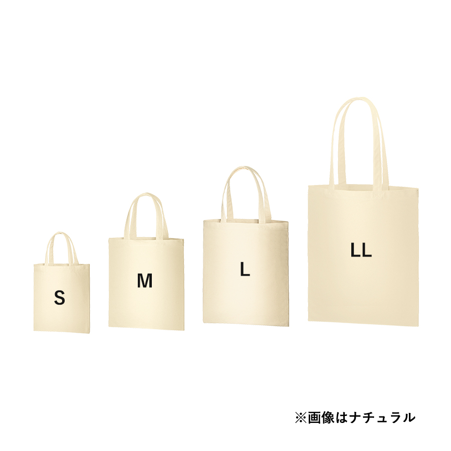 ライトキャンバスバッグ（L）　ネイビー・ブラック