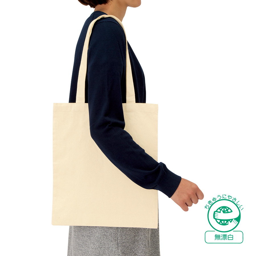 TR-0760-008 厚手コットンバッグ（M）ナチュラル