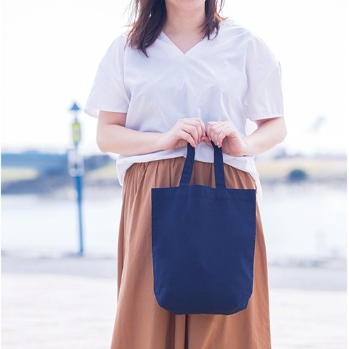 厚手コットンマチ付トート（Ｍ）