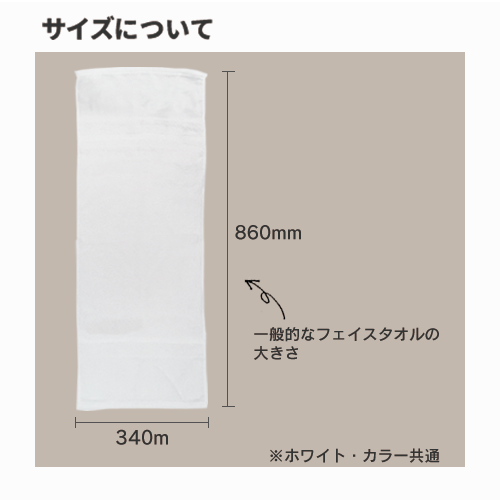【100枚 名入れ可】泉州おくばりカラータオル