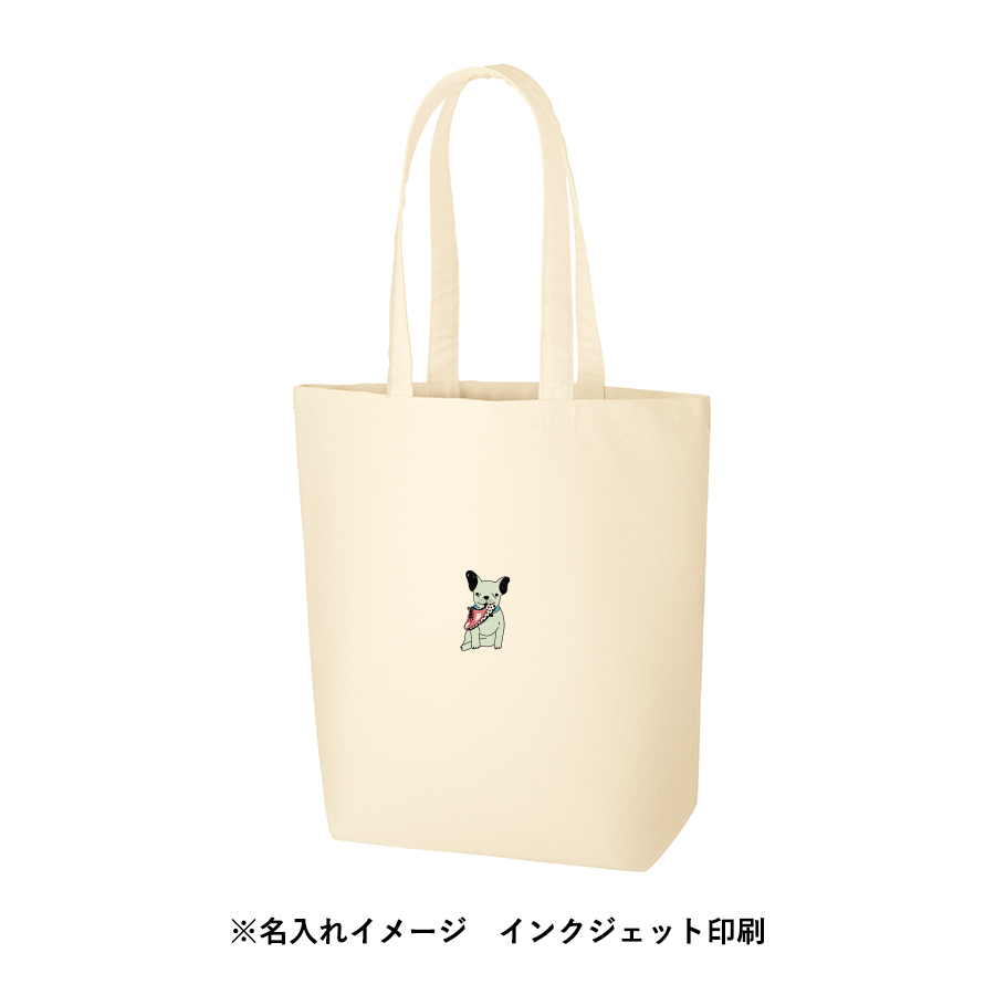 オーガニックコットンキャンバストート（M）内ポケット　ナチュラル