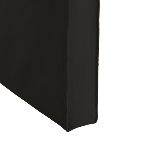 厚手コットンA4スクエアトート　ブラック