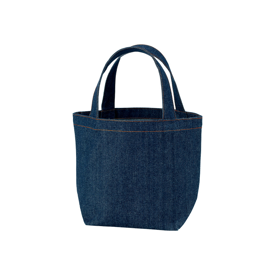 【シルク印刷必須商品】デニムライクトート(S)