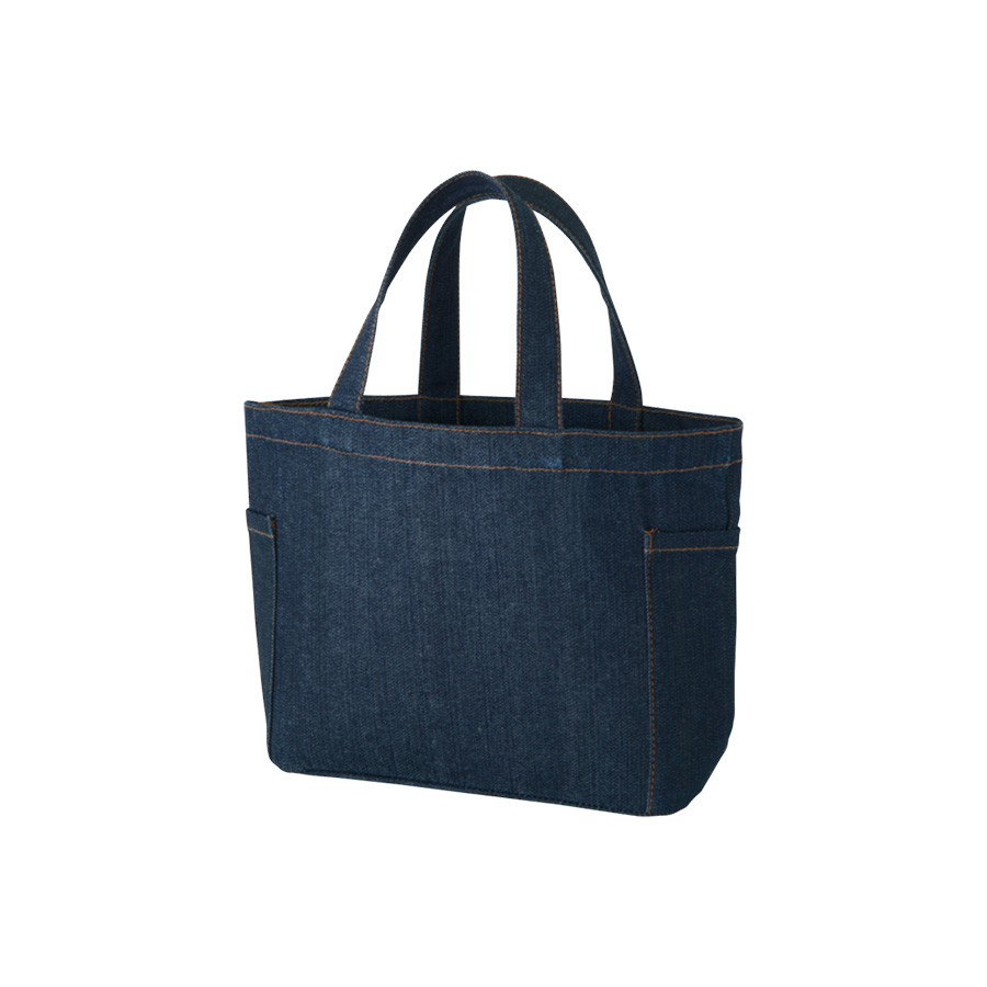 【シルク印刷必須商品】デニムライクマルチトート(S)