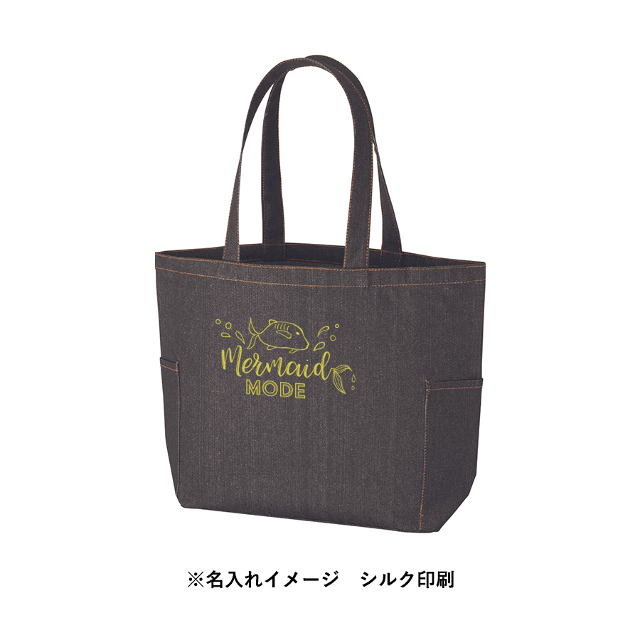 【シルク印刷必須商品】デニムライクマルチトート（M）