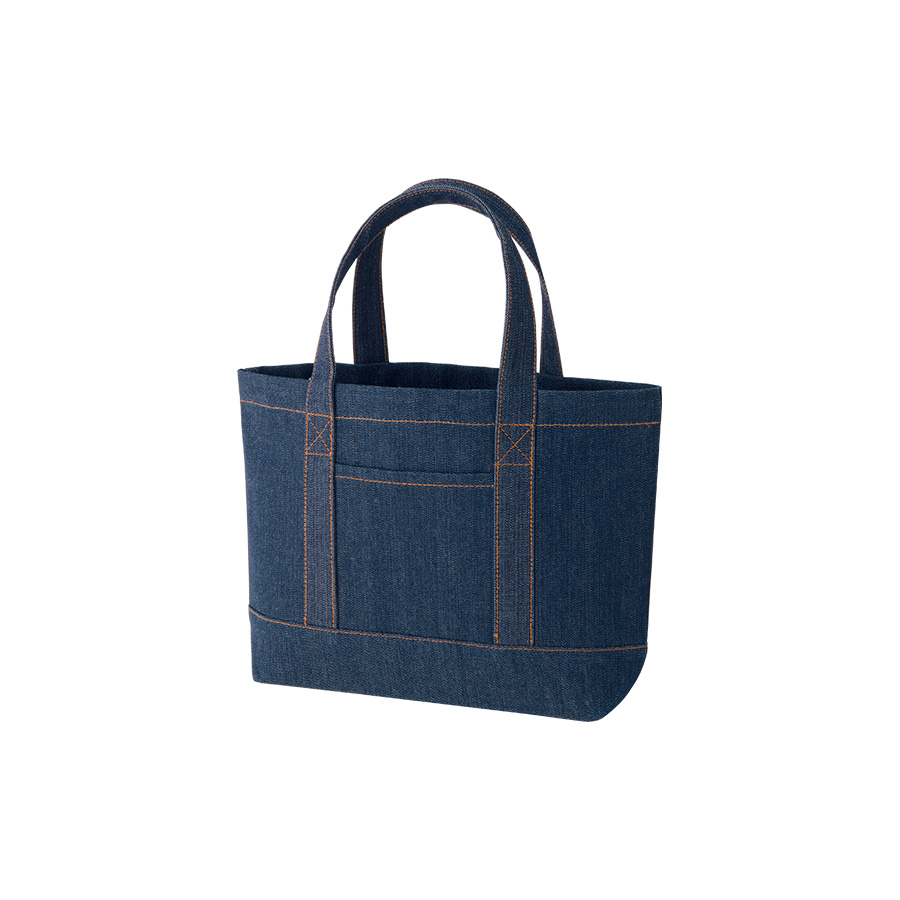 【シルク印刷必須商品】デニムライクライントート（Ｓ）