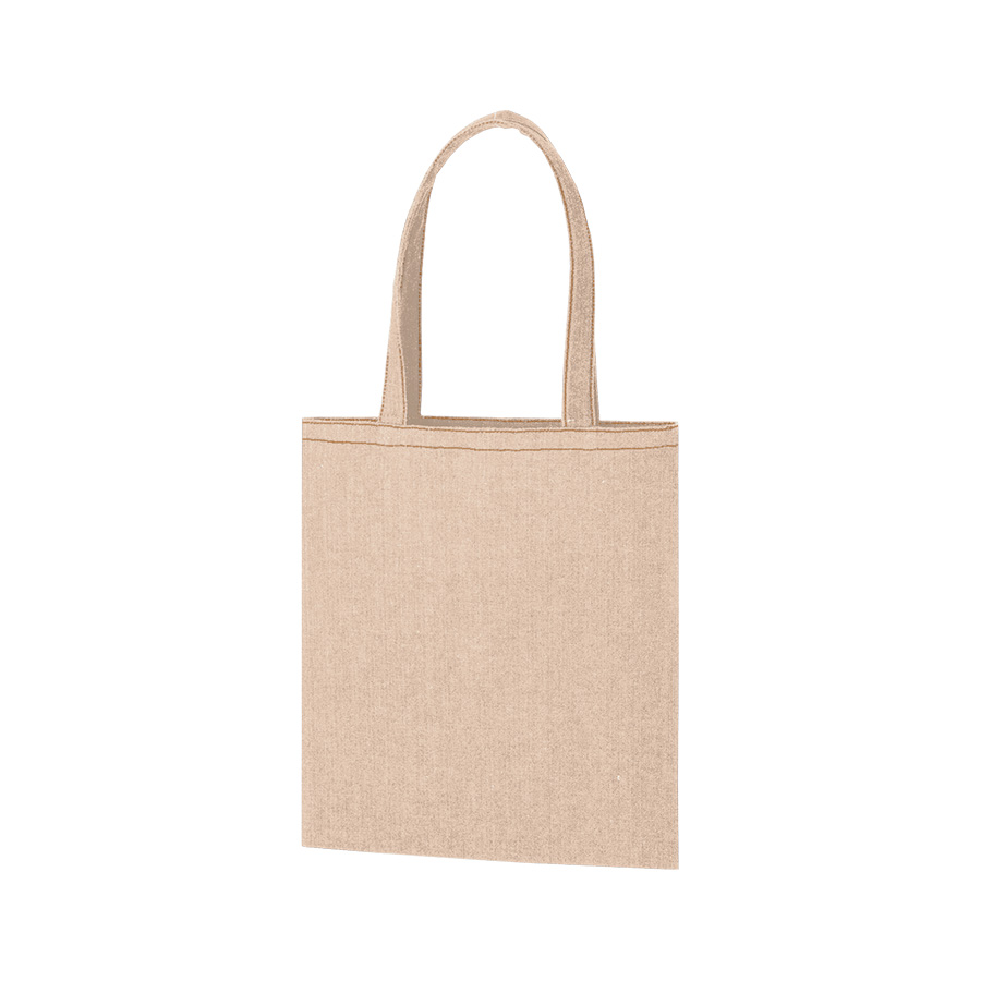【シルク印刷必須商品】デニムライクフラットトート