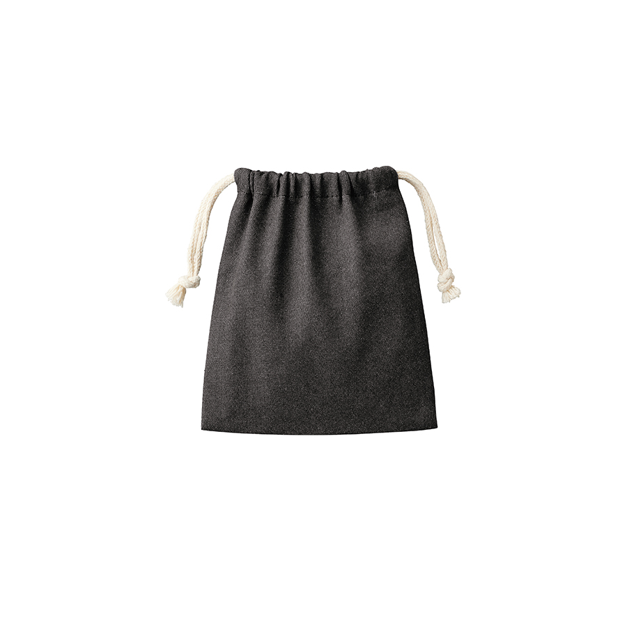 【シルク印刷必須商品】デニムライク巾着(S)