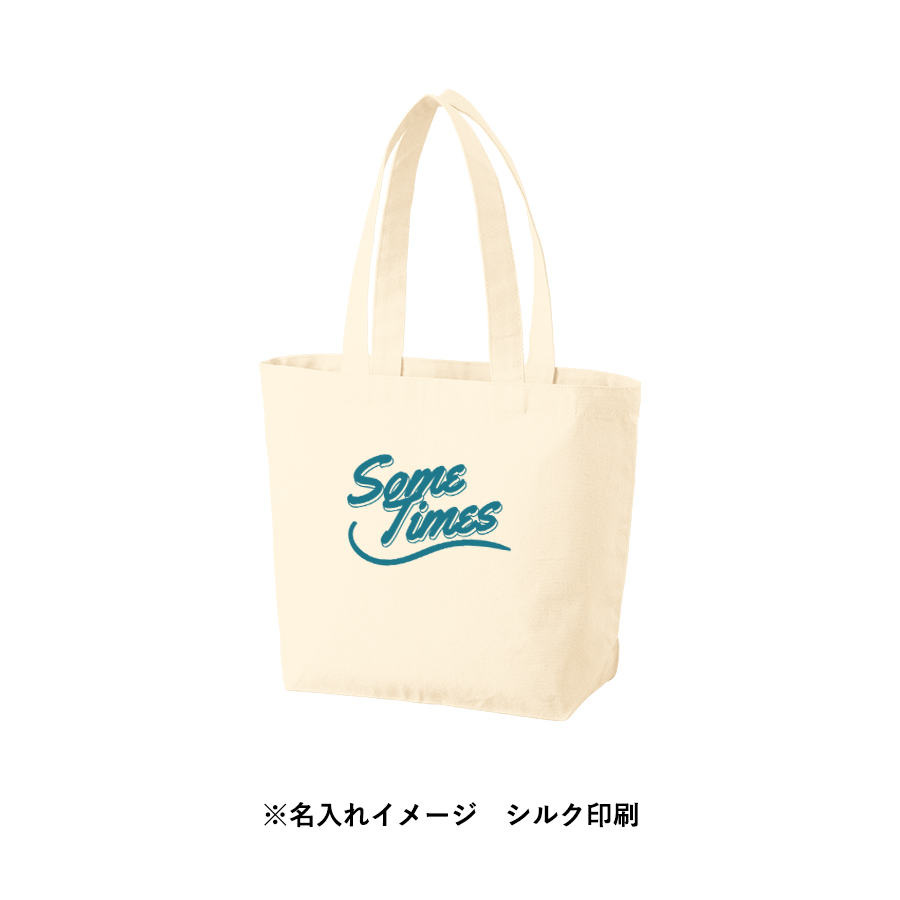 キャンバスベーシックファスナートート（M）　ナチュラル