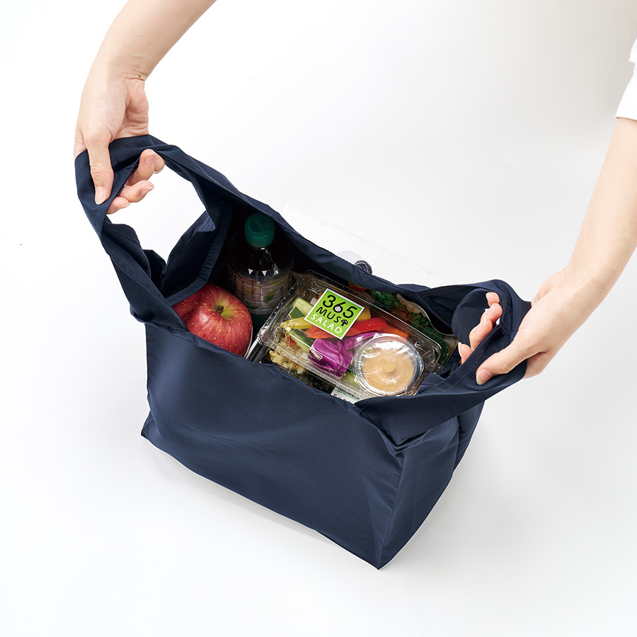 クルリト セルフレジで使いやすいスクエアデリバッグ