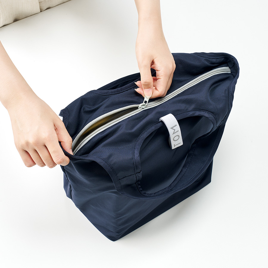 クルリト　セルフレジで使いやすいコンパクトクーラーミニマルシェバッグ