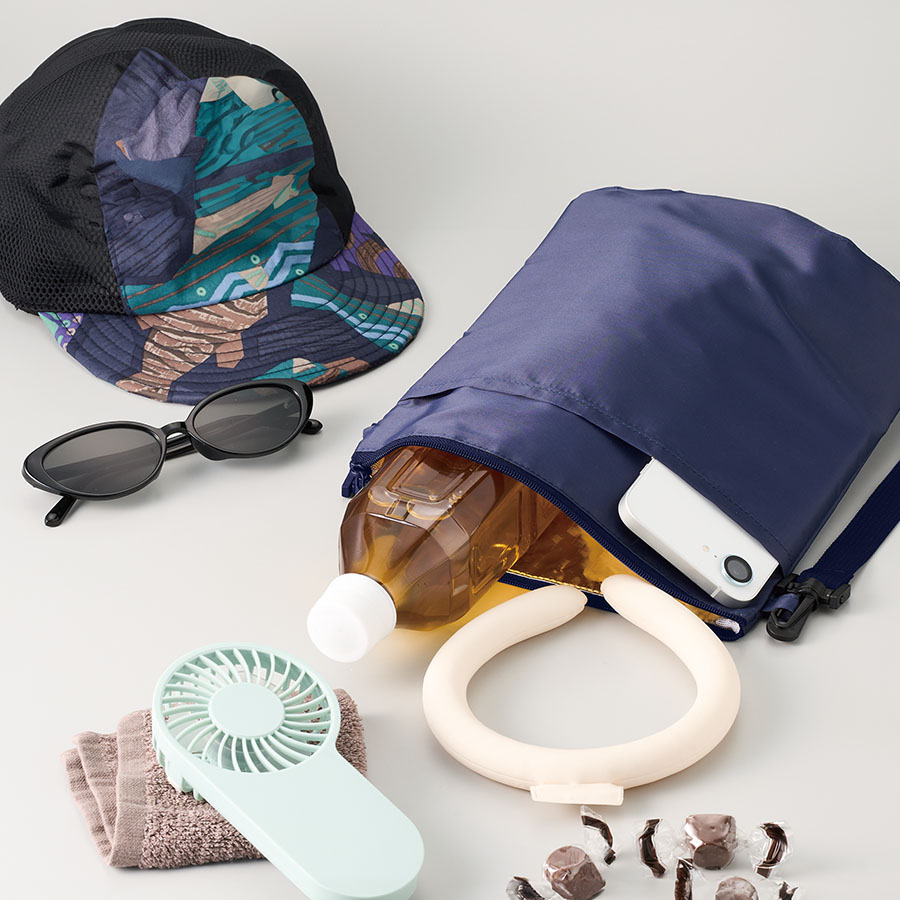 保冷ボトルホルダーサコッシュ　ワイド