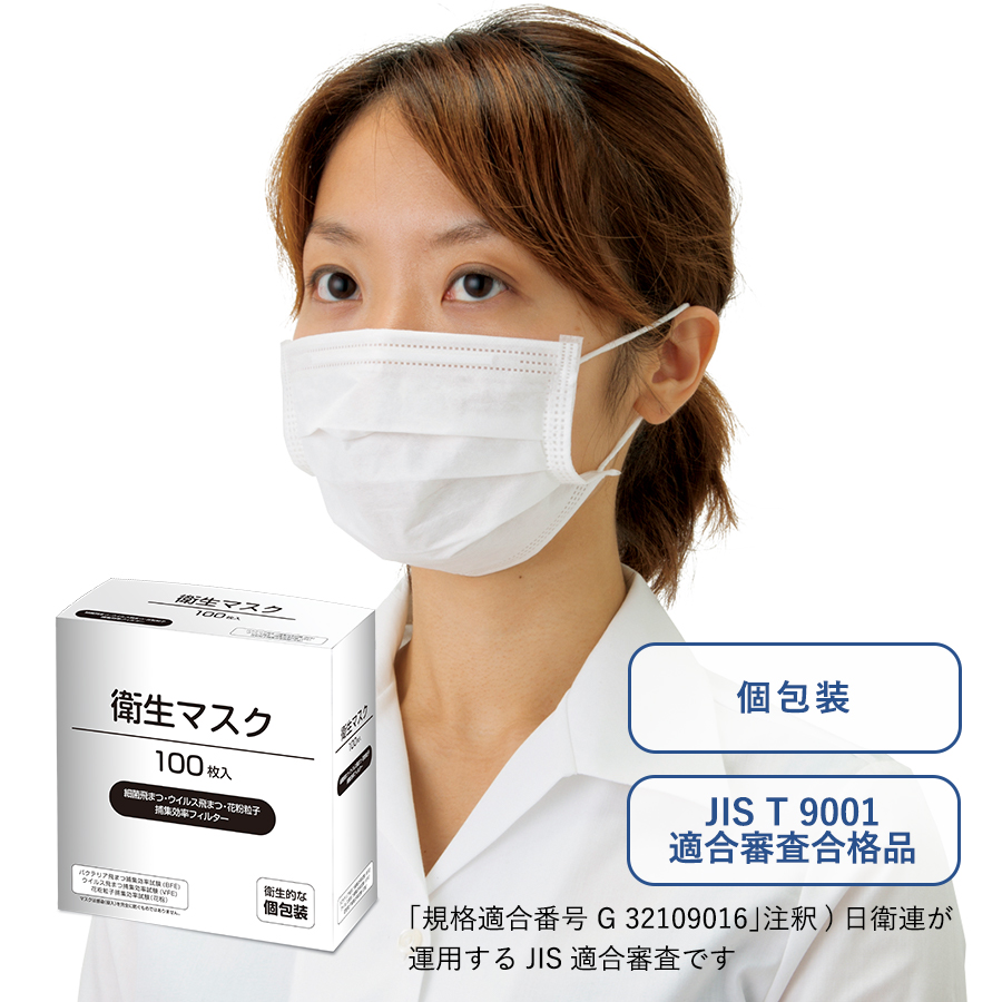 TS-0934-044 衛生マスク　100枚入り