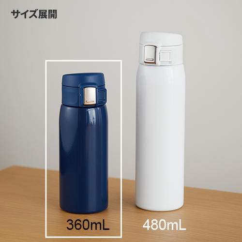 ワンタッチカービングサーモボトル　360ml