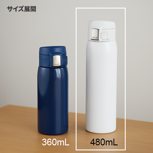 ワンタッチカービングサーモボトル　480ml
