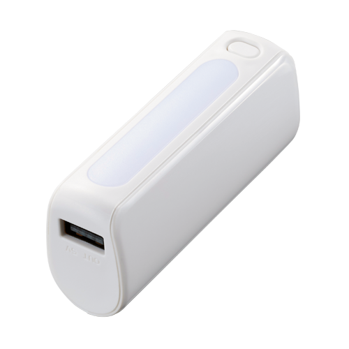 LEDライト付モバイルチャージャー2200