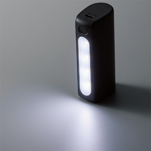 LEDライト付モバイルチャージャー2200
