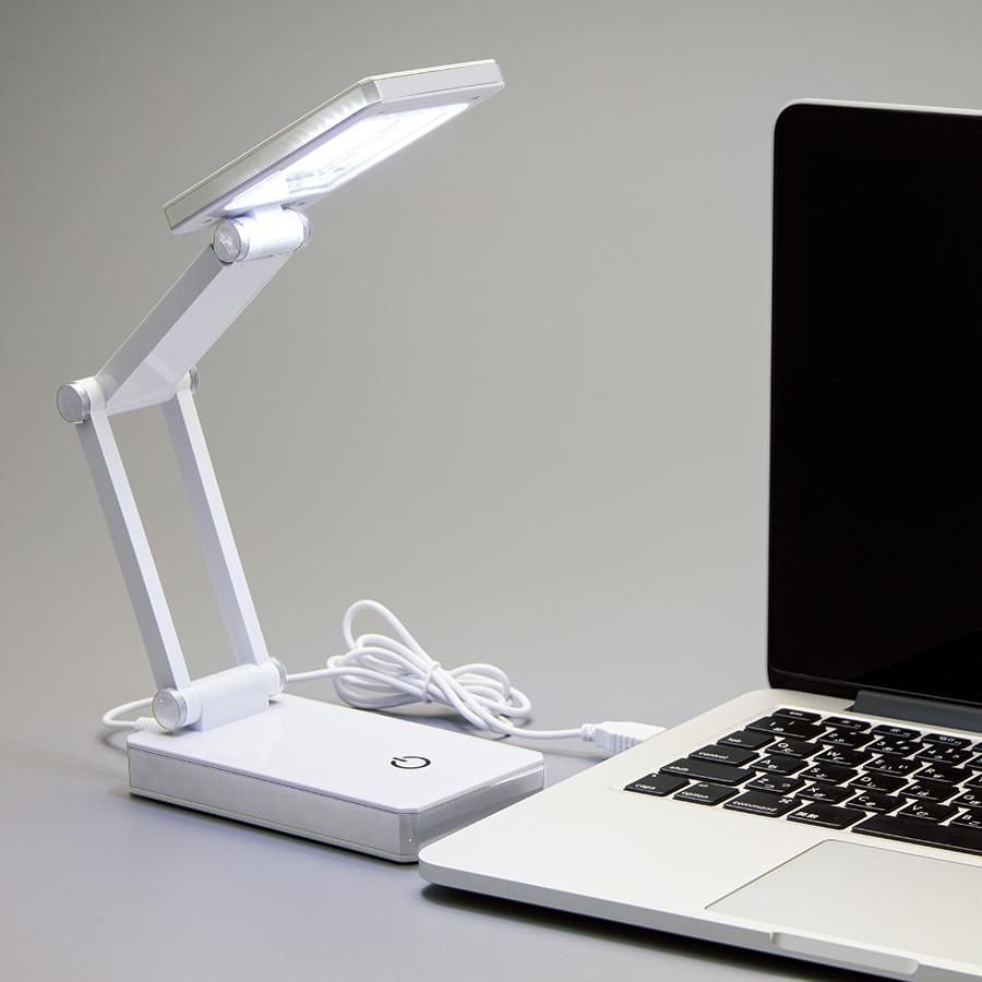LEDポータブルデスクライト　ワイド
