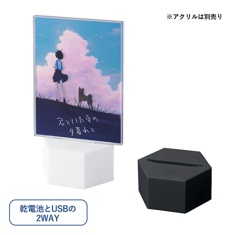 TS-1829 ライティングスタンドラージ　六角（アクリル板対応）