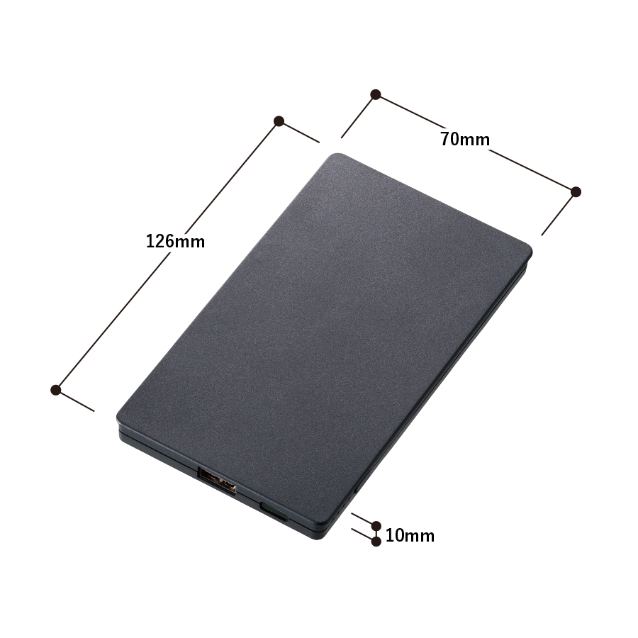 全面印刷できるモバイルチャージャー4000フラット