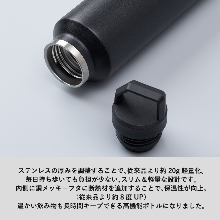 Zalattoサーモハンドルスリムボトル　ver.2