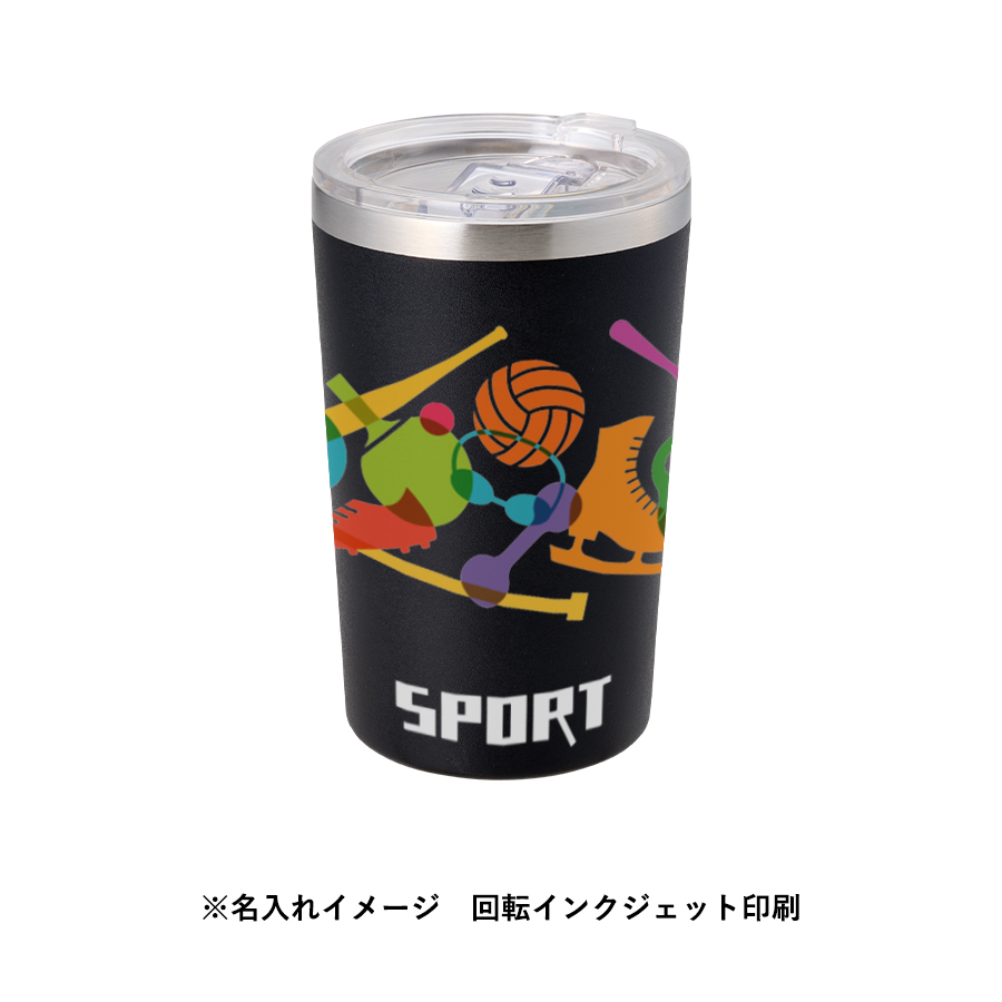 Zalattoクリアフタ付サーモタンブラー350ml