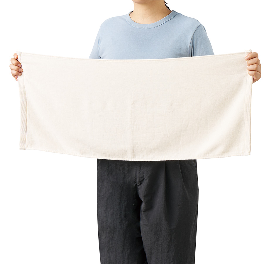 オーガニックコットンフェイスタオル