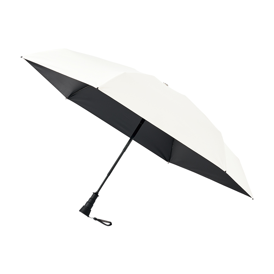 のびるハンドル5段遮光折りたたみ傘