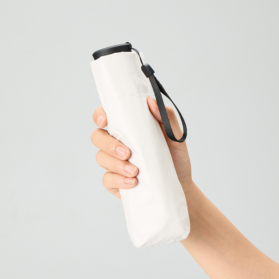 のびるハンドル5段遮光折りたたみ傘