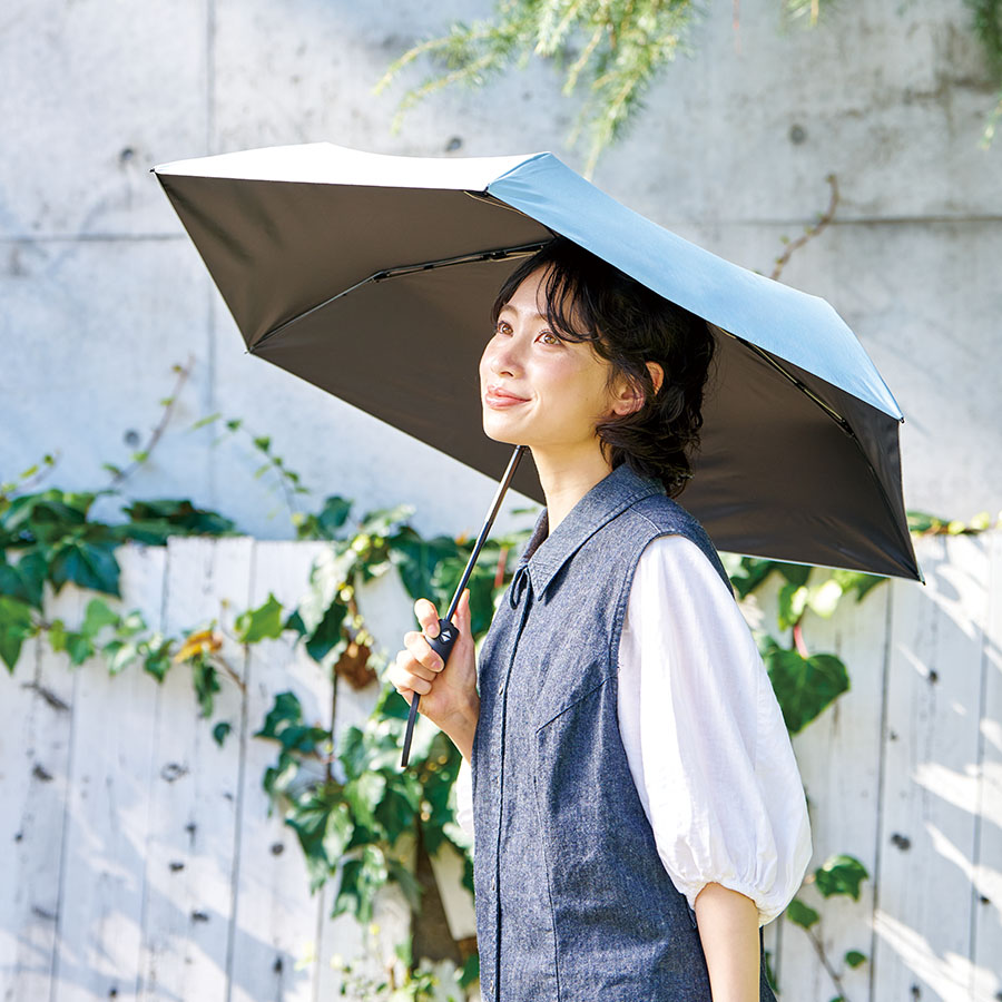自動開閉遮熱遮光折りたたみ傘